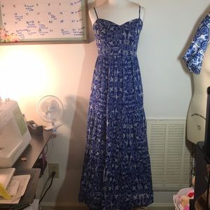 Jolt Floral Print Maxi Sundress